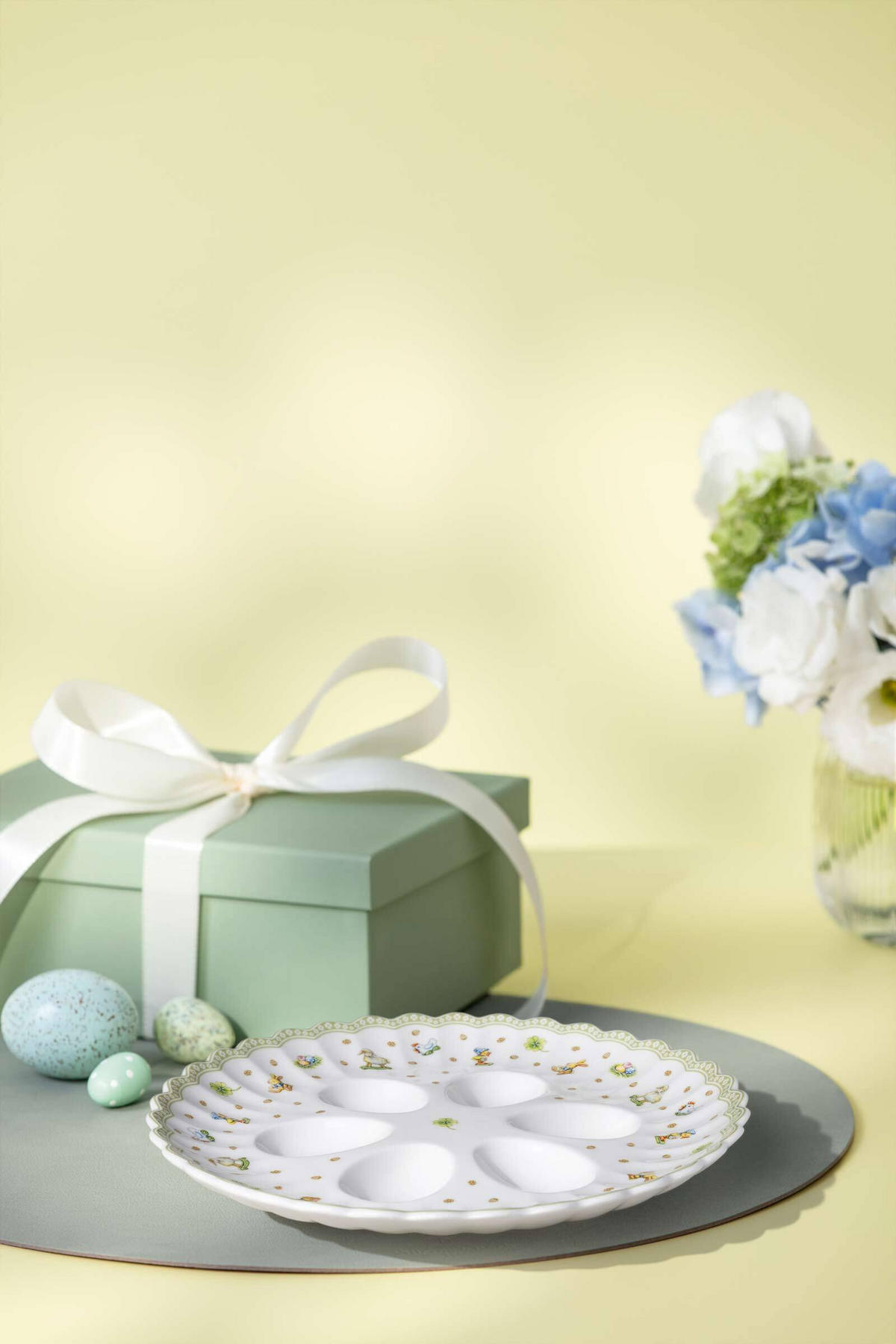 EIERTELLER Easter Delight grün ø 24,2 cm - Grün, Keramik (24.2/3.2/24.2cm) - Villeroy & Boch