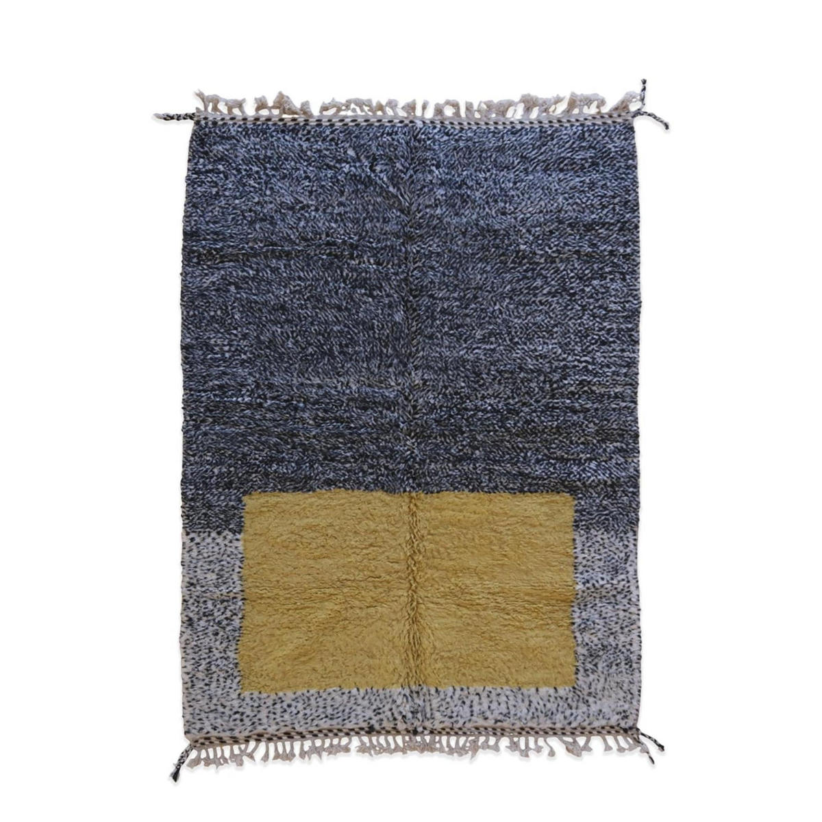 BERBERTEPPICH aus reiner Wolle 209x 300 cm - Grau, Naturmaterialien (209/300cm) - AFK Living