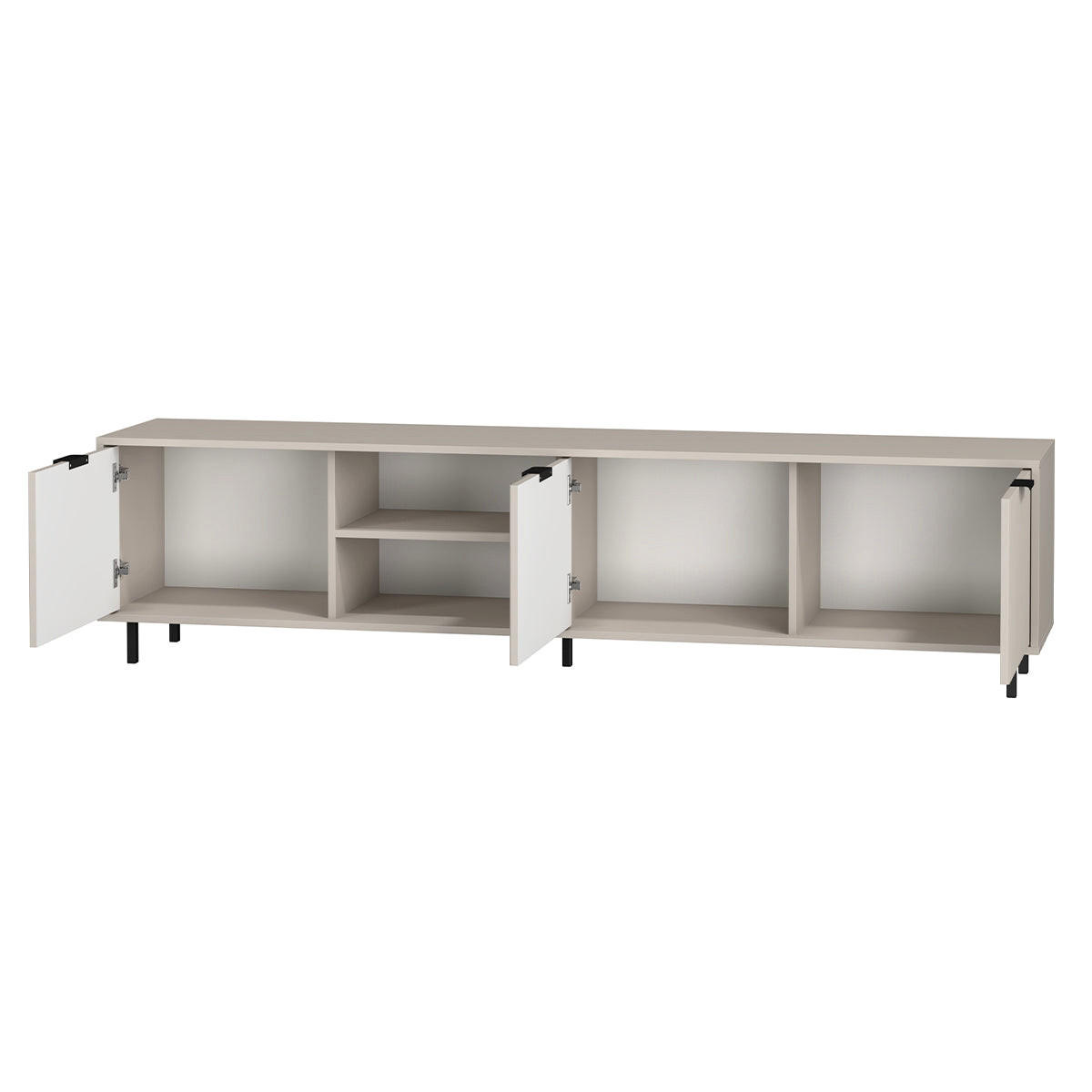 TV STOLÍK Soly Kašmír - béžová, kompozitné drevo (203.2/50/40.3cm) - Petits-meubles