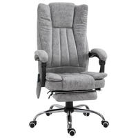 BÜROSTUHL Massage Grau - Grau, Leder/Kunststoff (67/120/62cm) - Jamb