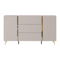 SIDEBOARD - 158 cm x 41 cm - holz - beige, goldfarben Marzialo - Beige/Goldfarben, Holz (158/87.2/41cm) - Vente-Unique