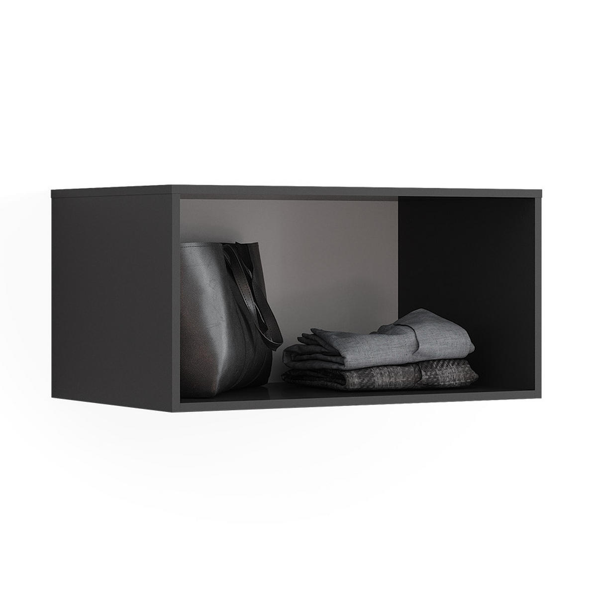 GORNJA PLOČA ORMARA Elmo Antracit 80 x 40 cm - antracit, drvni materijal (80/40/50cm) - Vicco