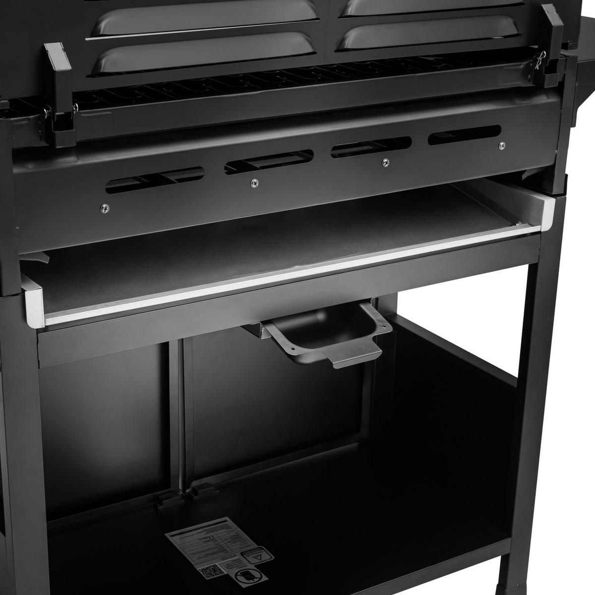 GASGRILL BASIC 6+1 - Schwarz, Metall (141/103/50cm) - TAINO
