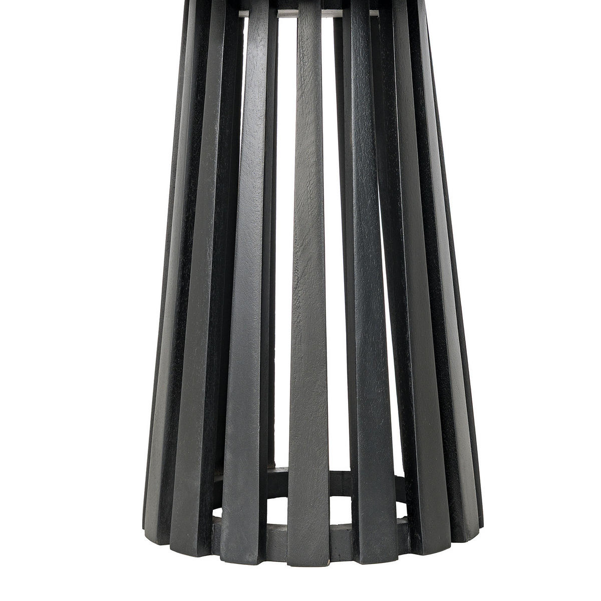 COUCHTISCH - Mango massiv - Schwarz/Braun, Holz (50/50/50cm) - home24