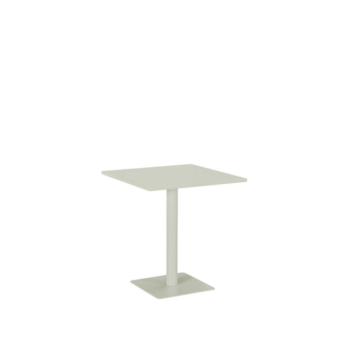 ESSTISCH Thule Grün 70 cm x 76 cm - Grün, Metall (70/70/76cm) - Klast Home