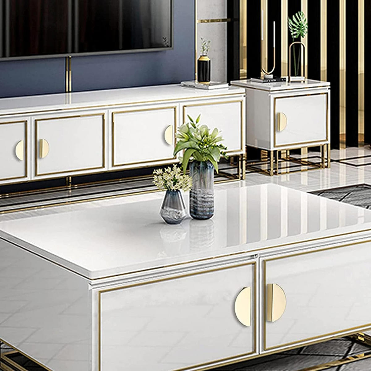 MÖBELGRIFF Gold 4er-Set - Goldfarben, Metall (2/3.7/7.8cm)