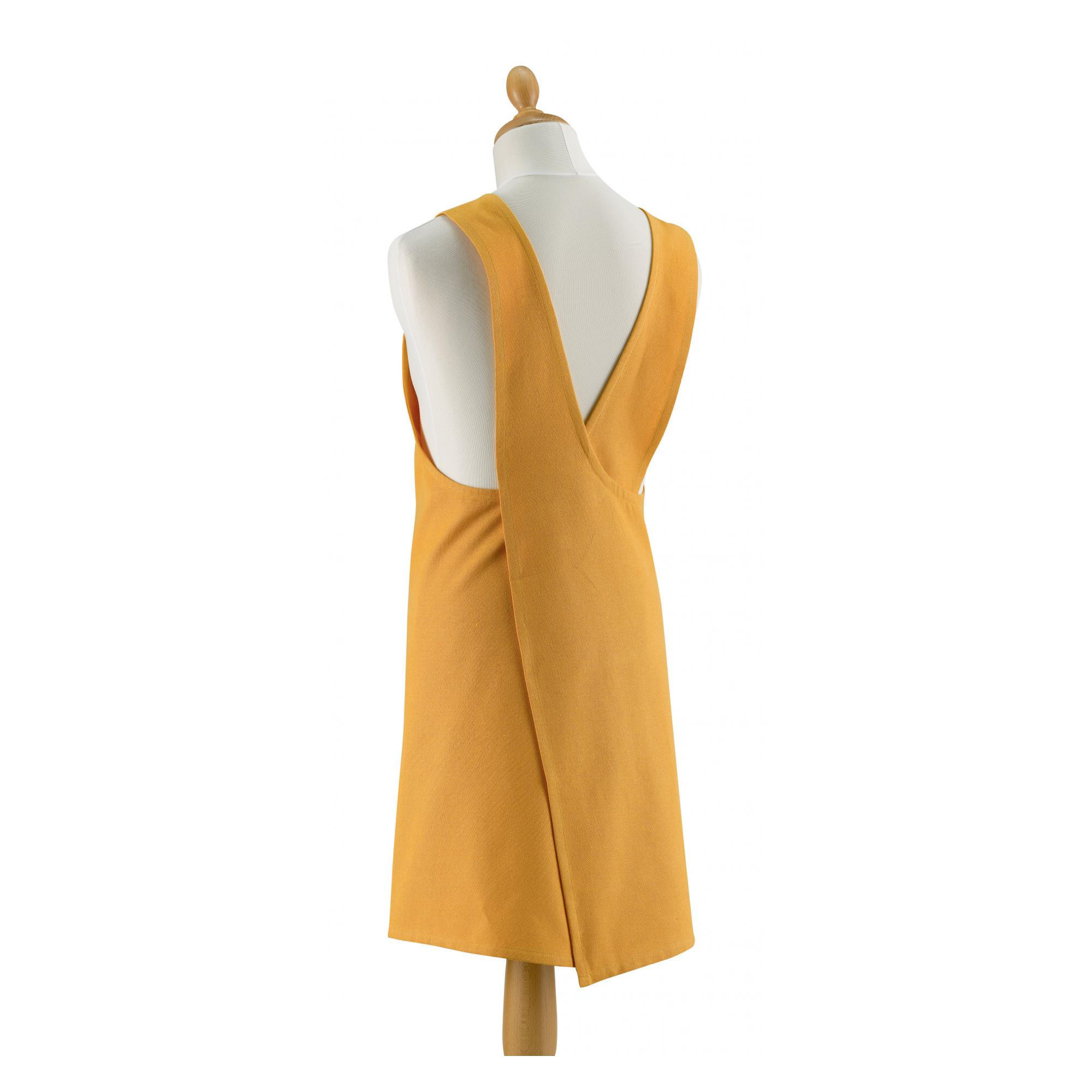 KÜCHENSCHÜRZE Gen sonnenblumengelb 120 x 85 cm - Gelb, Textil (120/85cm) - Winkler