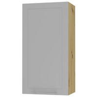 KÜCHENHÄNGESCHRANK Kvantum W4/60/1 Dust Grey Matt / Eiche Artisan Matt 60 / 32,5 / 96cm - Eiche Artisan/Grau, Holz/Holzwerkstoff (60/96/32.5cm) - Feldmann-Wohnen