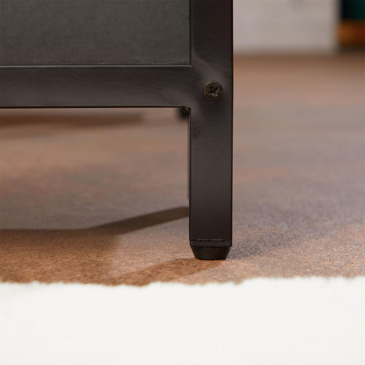 SCHREIBTISCH EVORA - Wildeiche, Holzwerkstoff/Metall (60/110/74cm) - CARO-Möbel