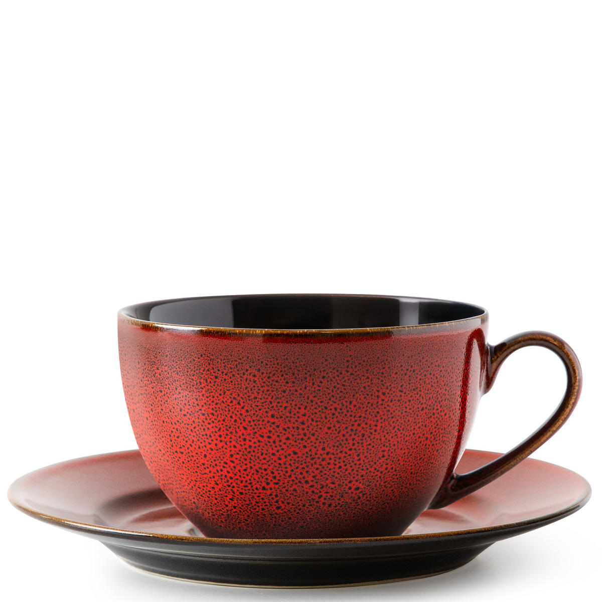 TASSEN-SET GAMBIA 6-tlg - Rot, Keramik (0.22L) - Ritzenhoff Breker