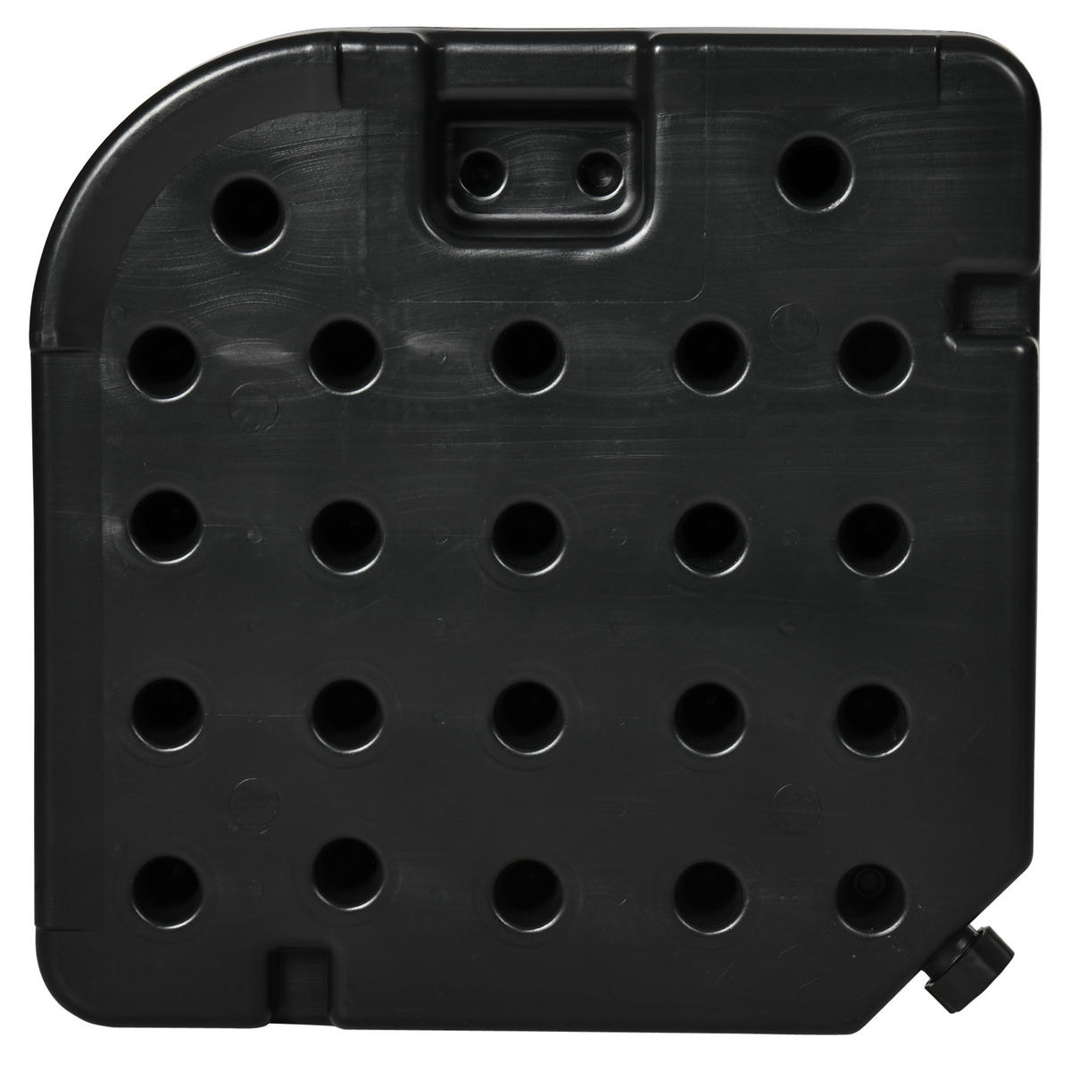 SCHIRMGEWICHT für Ampelschirm mit Griff, mit 80 kg Sand oder 60 kg Wasser befüllbar, HDPE, Schwarz - Schwarz, Kunststoff (100/100cm) - Outsunny