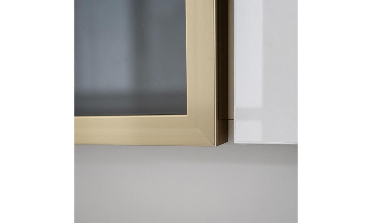 KLEIDERSCHRANK ATRIUM GLOSS 200/57/210 cm Push-to-Open ohne LED-Beleuchtung - Weiß, Holzwerkstoff (200/210/57cm) - Lookway