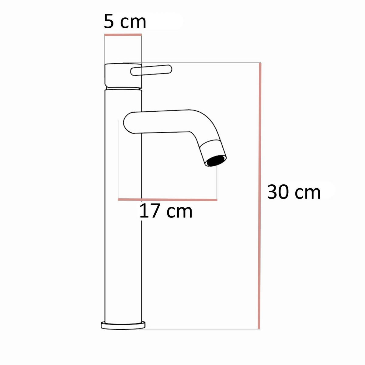 BADEZIMMERSCHRANK AURORA KASCHMIR GOLD - Kaschmir, Holzwerkstoff (80/55/45cm) - Lookway