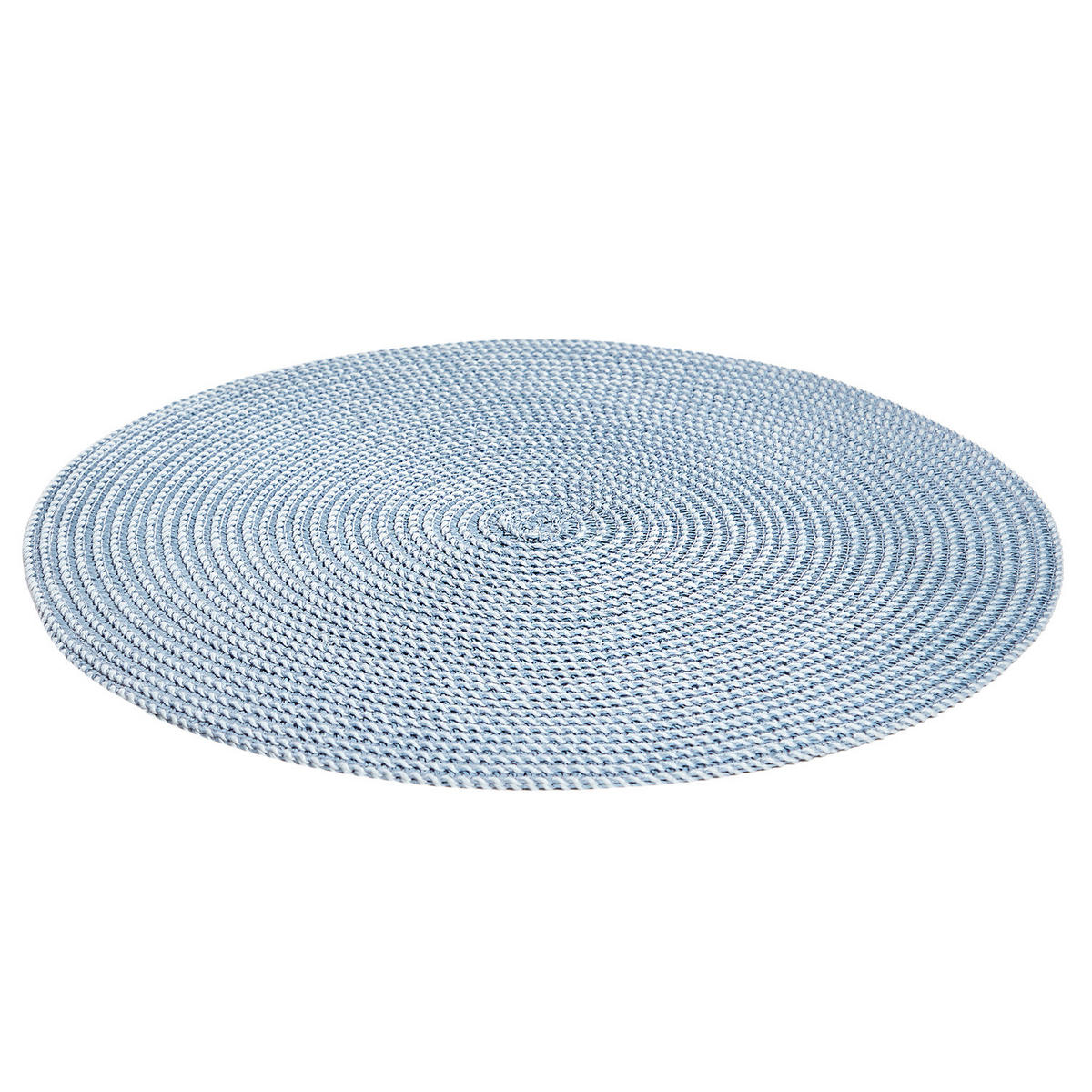 TISCHSET (6er-Set) Ambiente rund - Hellblau, Kunststoff (38/38cm) - Butlers