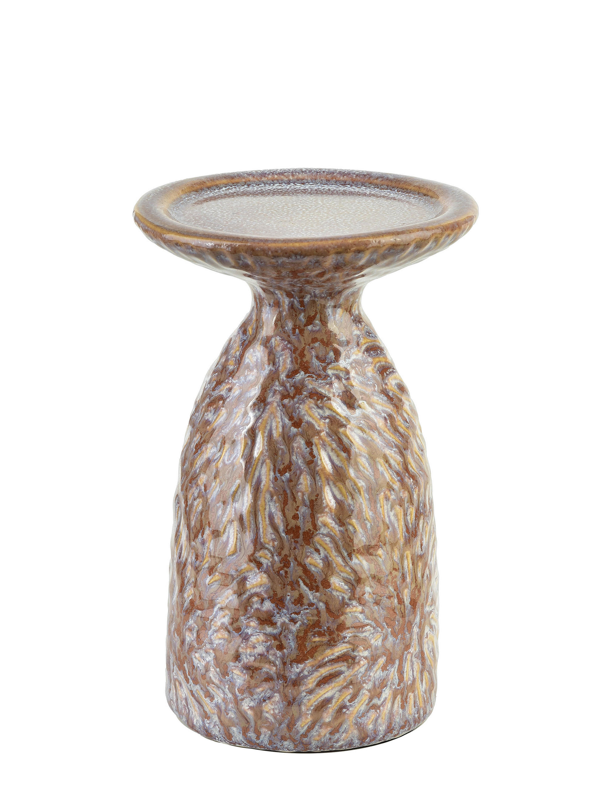 KERZENSTÄNDER Yarine Beige 11/9/17 cm Keramik - Beige, Keramik (9/17/11cm) - Mondex