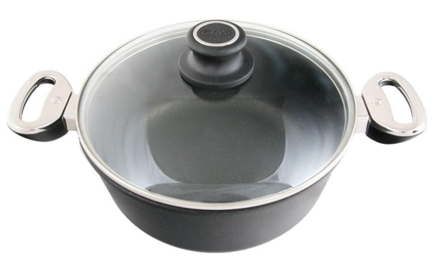 BRATENTOPF Gigant Newline mit Deckel Induktion 20cm x 12.0cm 2.0l - Anthrazit, Kunststoff/Metall (20cm) - BAF