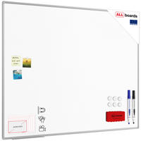 MAGNETISCHE Schreibtafel emailliert P3 - 150x120cm - Braun, Metall (150/120/1.6cm) - ALLboards