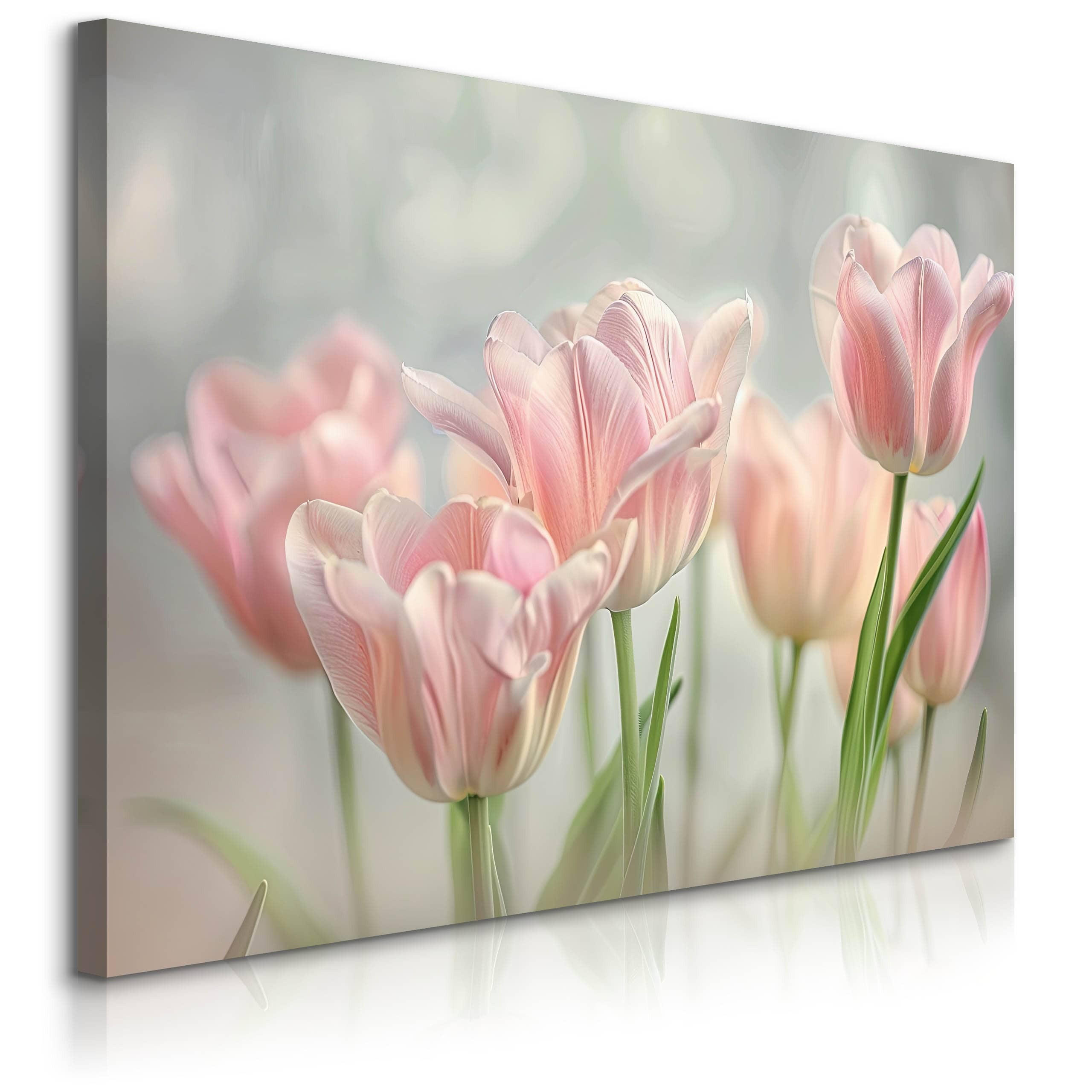 Muralo Leinwandbild Rosa 100x70 cm