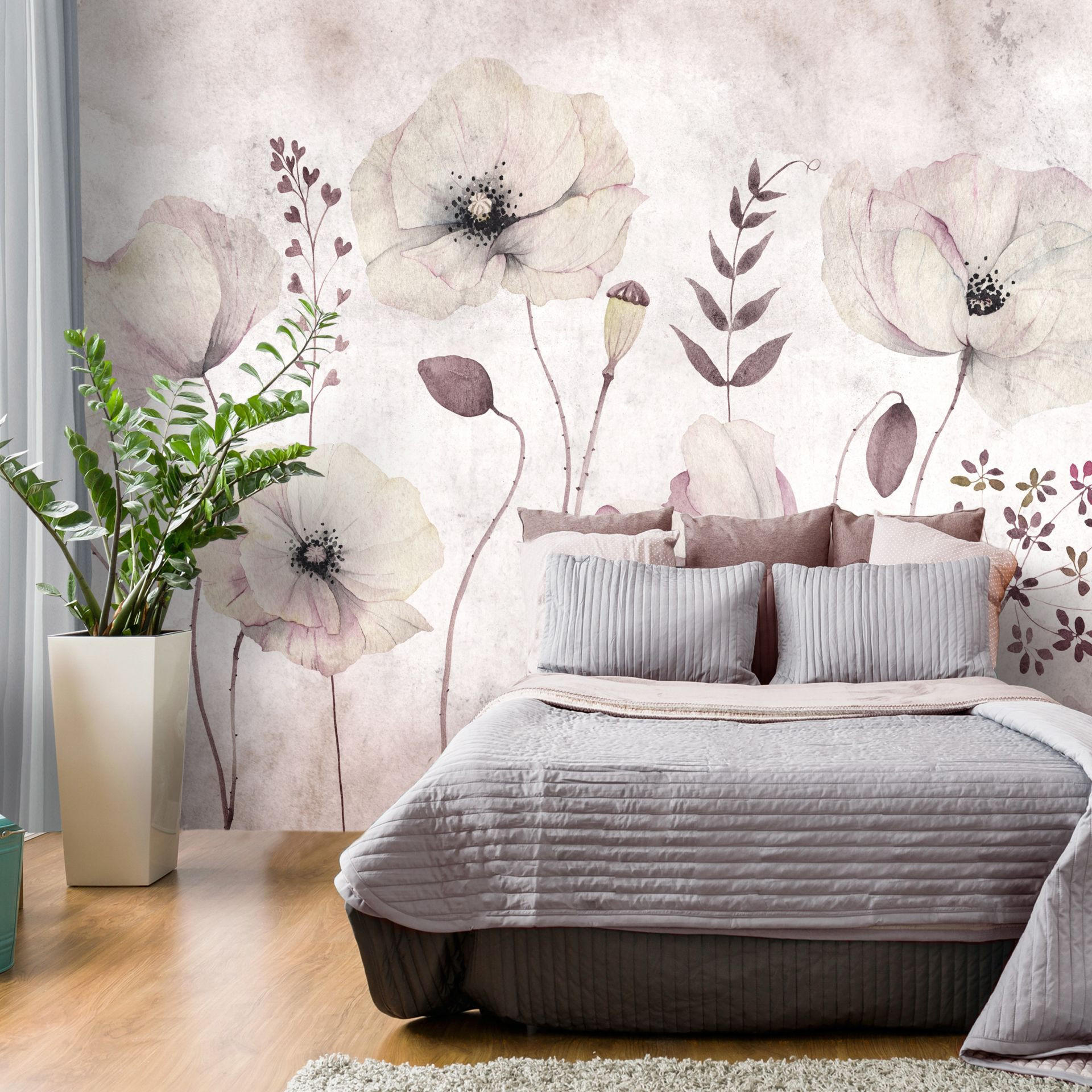 VLIESTAPETE Taupe 400/280 cm - Taupe/Beige, Textil (400/1cm) - KUNSTLOFT