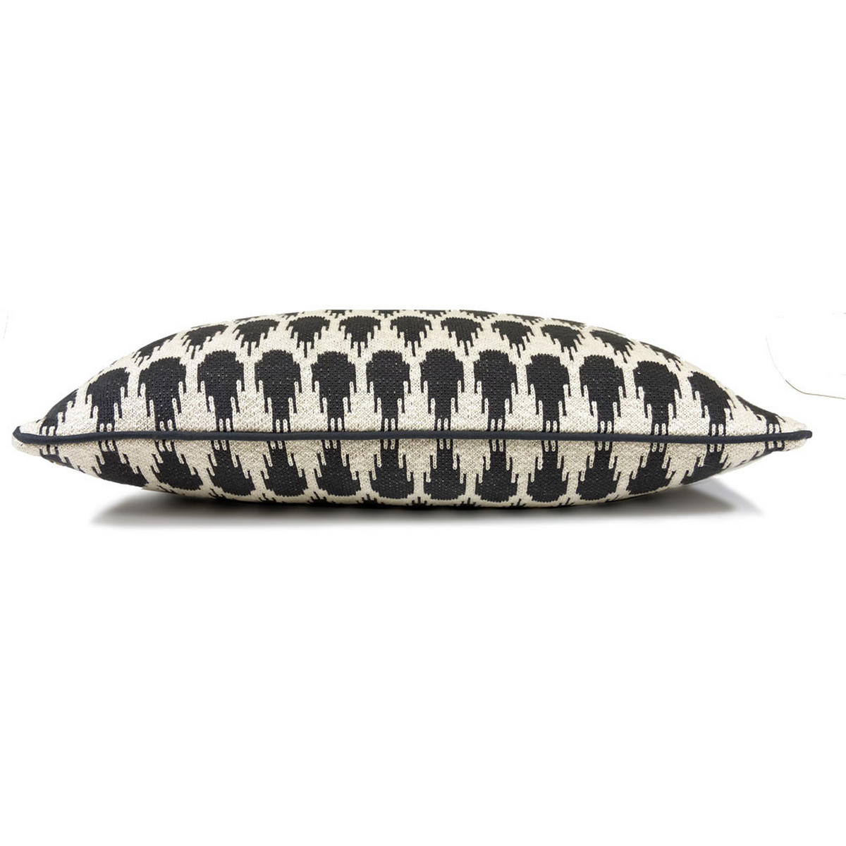 DEKOKISSEN Botanisch Mini gestrickt Anthrazit 35x60 - Anthrazit, Textil (60/35/12cm) - Malagoon