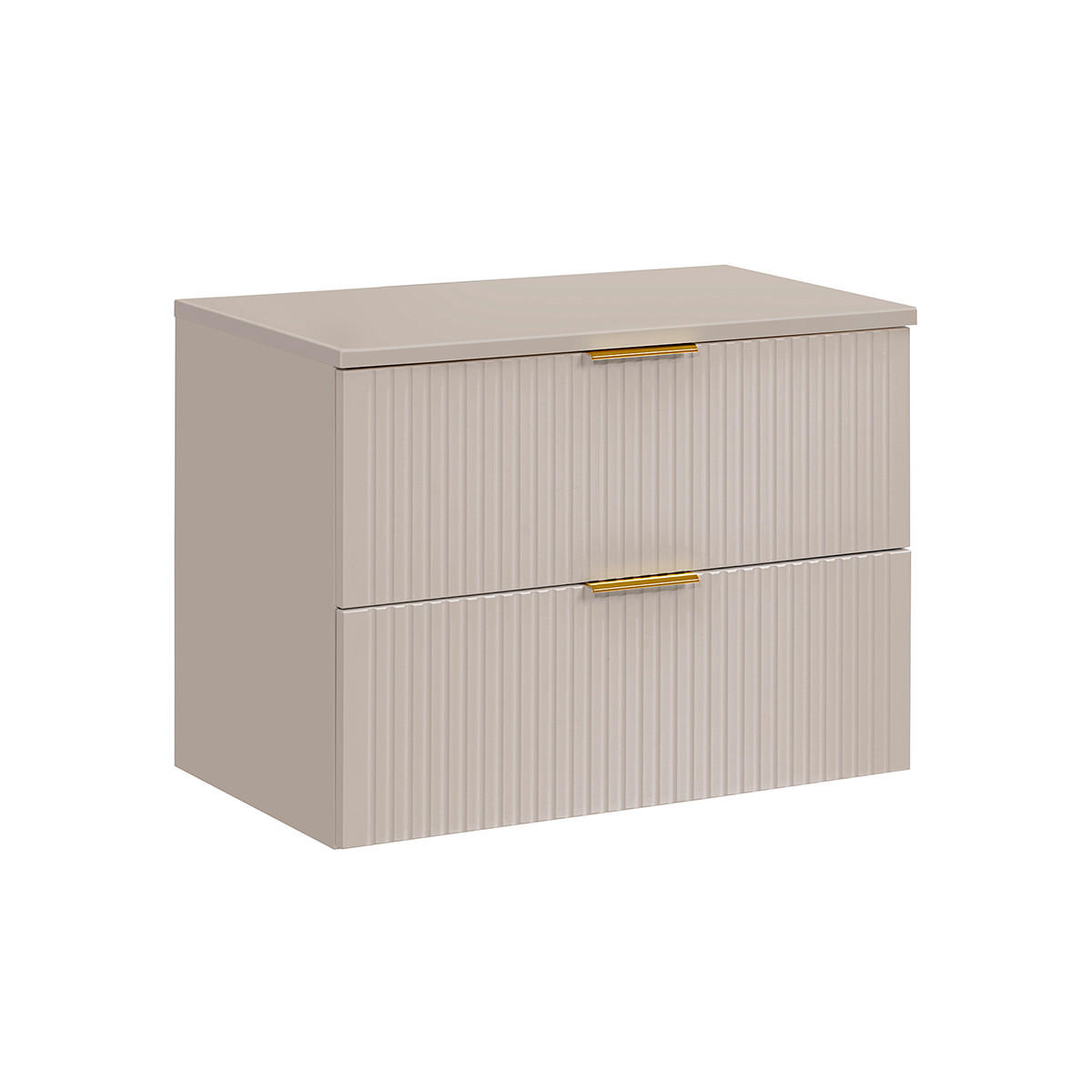 WASCHTISCHUNTERSCHRANK 80.6cm Adriel Beige - Beige, Holzwerkstoff (80.6/59/46cm) - Petits-meubles