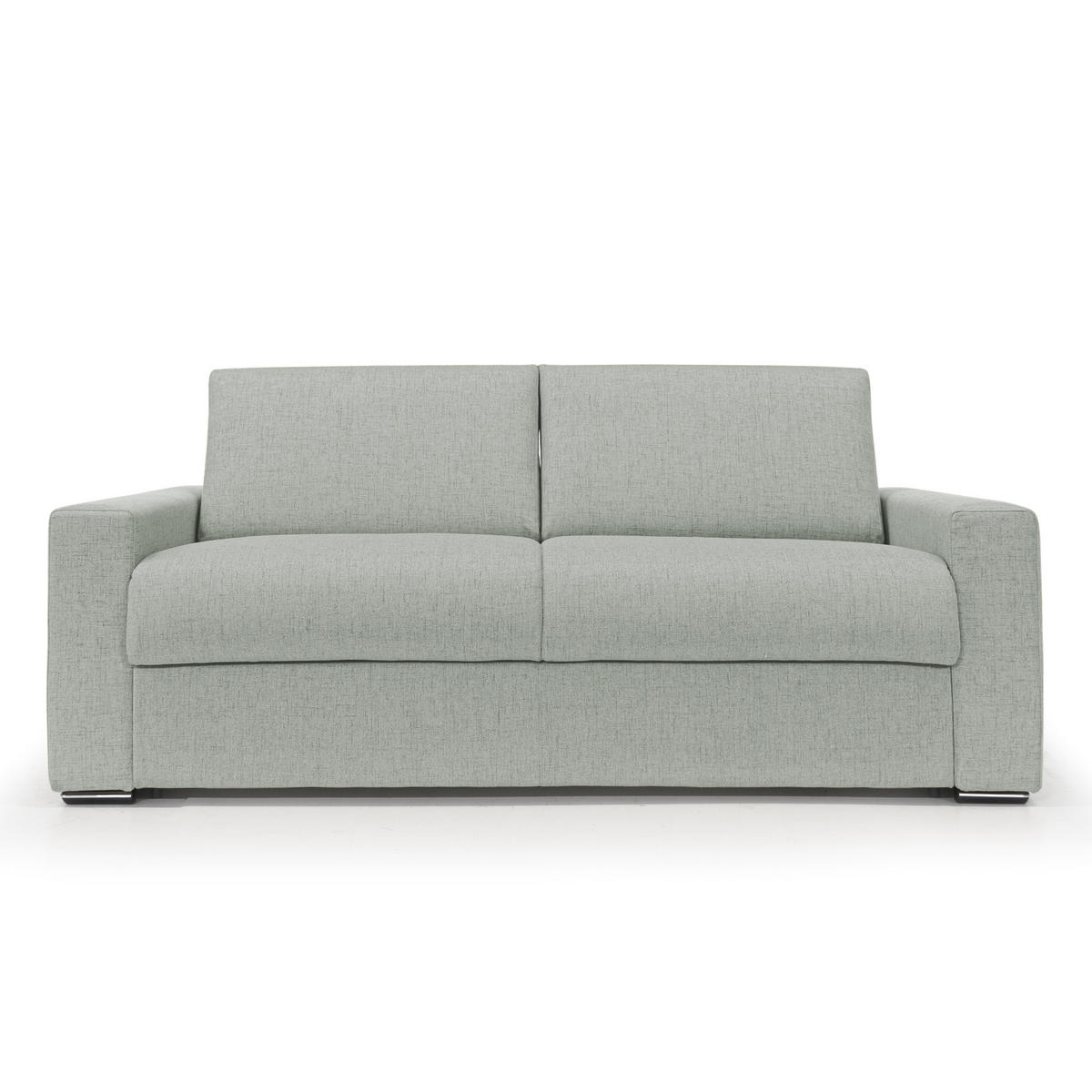 SCHLAFSOFA Nixon - Hellgrau, Textil (200/93/96cm) - Divani.store