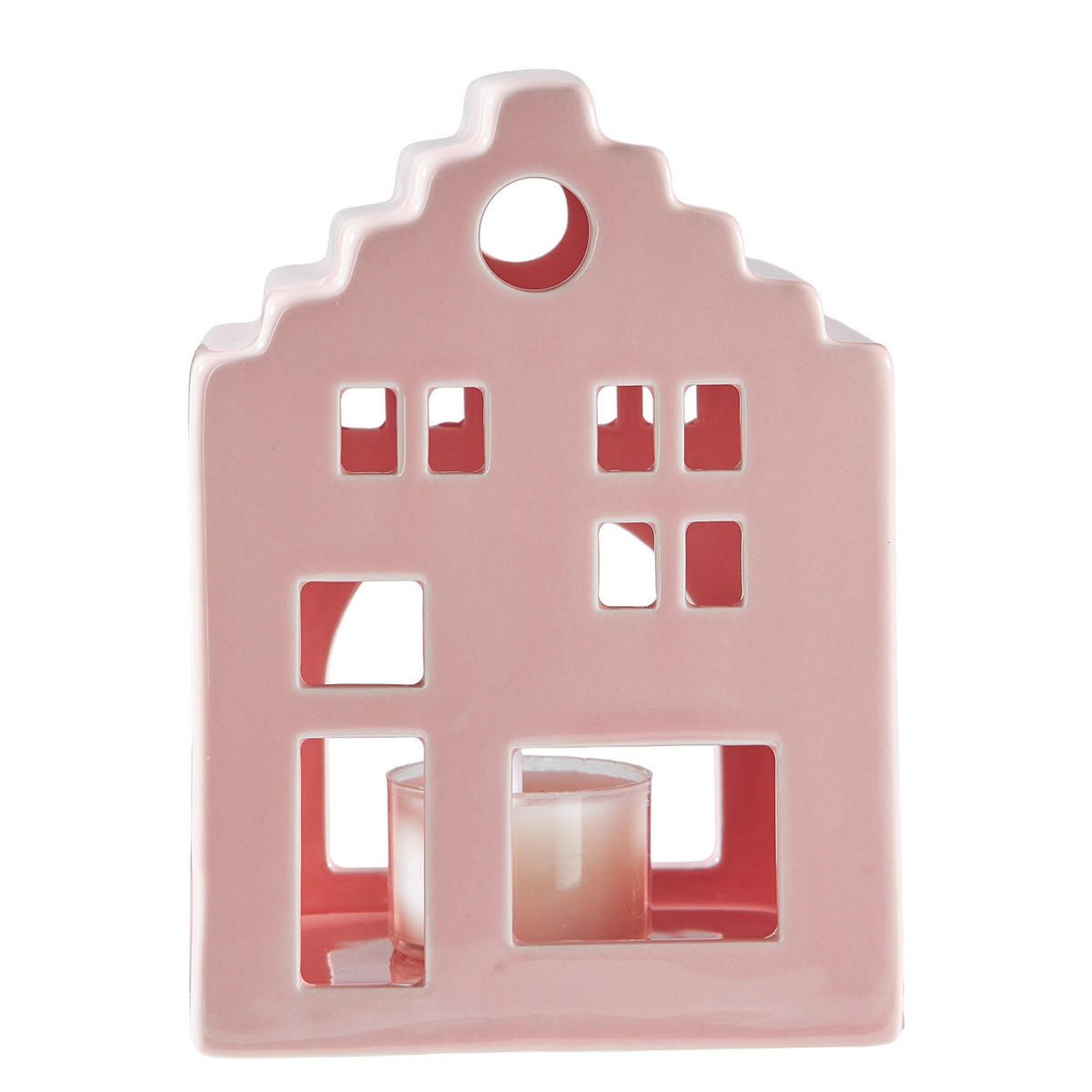 TEELICHTHAUS Delft - Rosa, Keramik (8cm) - Butlers