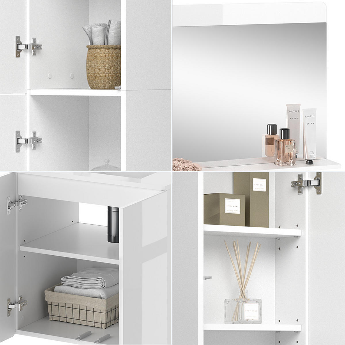 Weiß, Holzwerkstoff (61.8/57.8/44.8cm) - Vicco