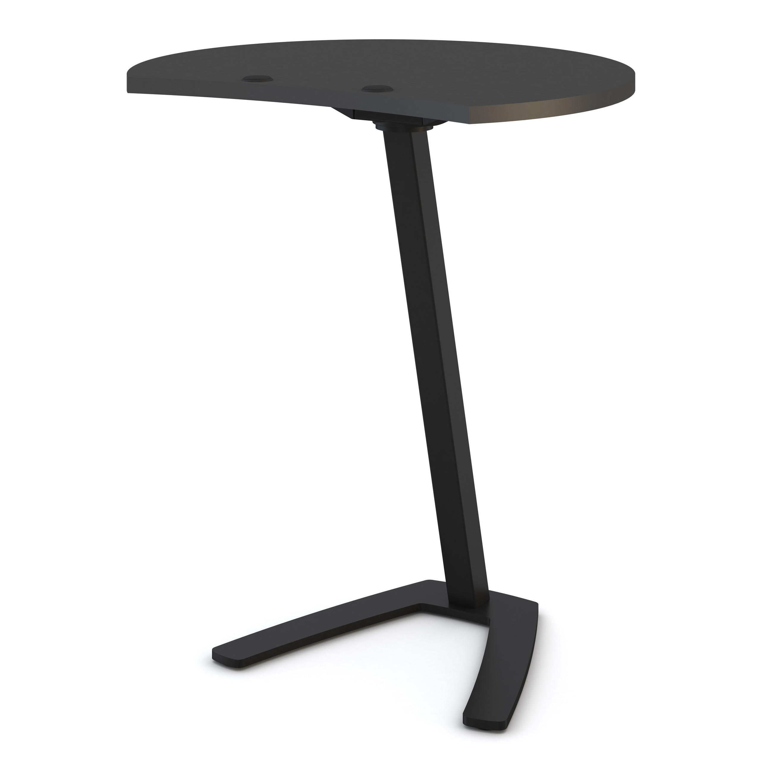 STEHTISCH Laptoptisch Pontis Anthrazit - Schwarz, Holz/Metall (50/60/72cm) - ASSMANN