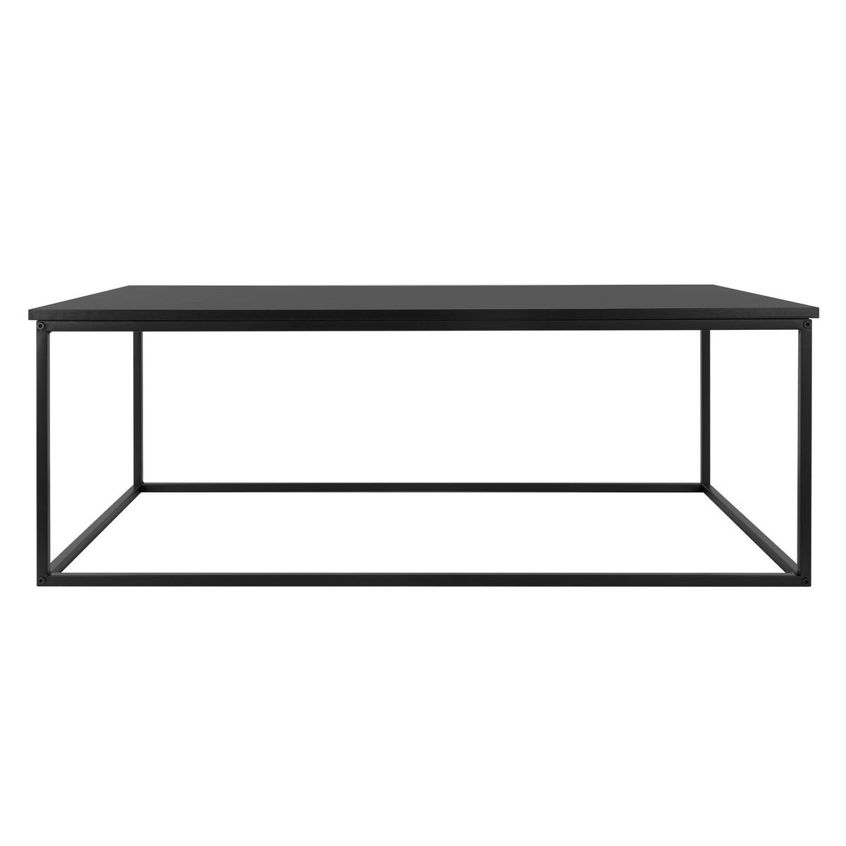 COUCHTISCH - Schwarz, Metall (110/59/39.5cm) - ML-DESIGN