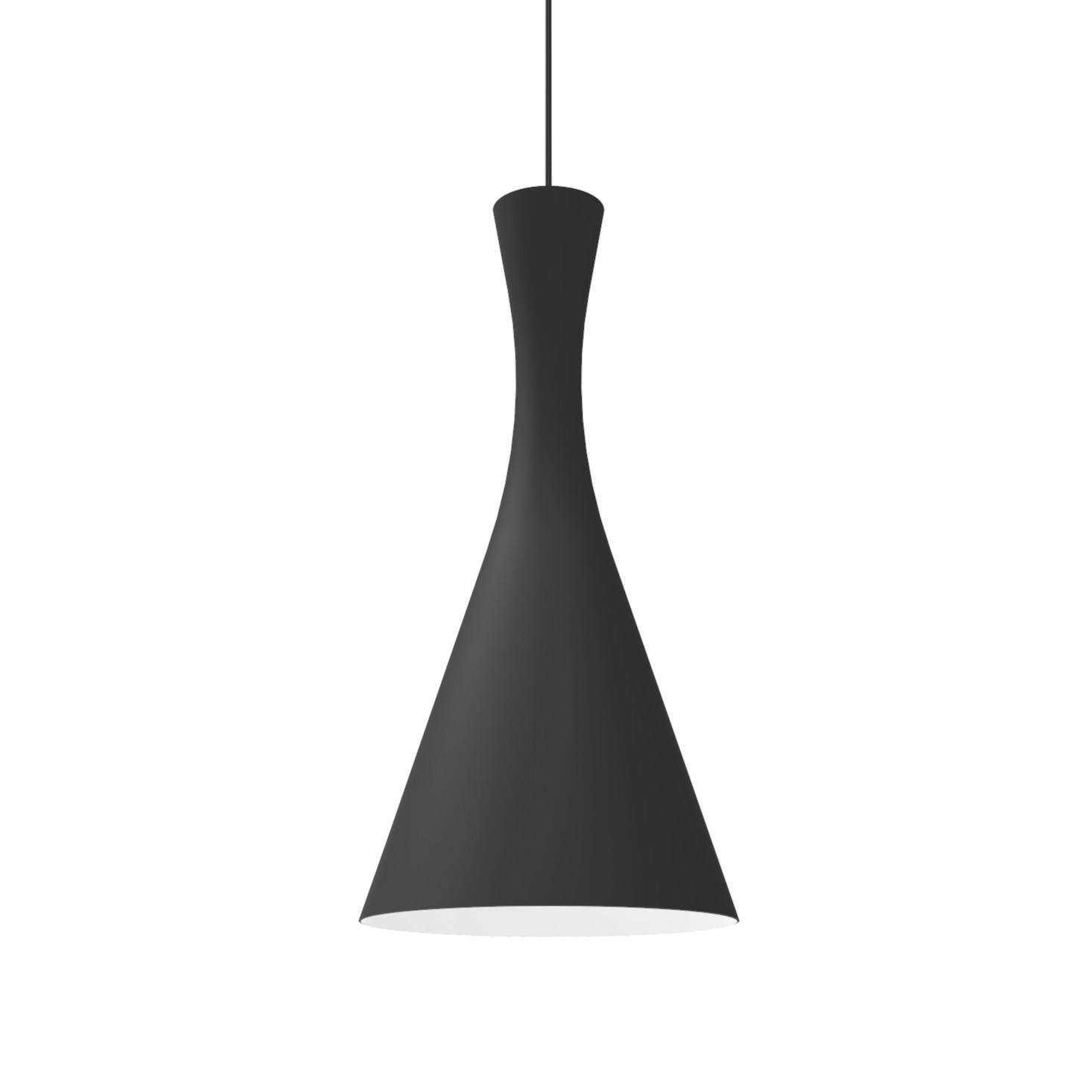 Lumicom Hängeleuchte Schwarz 30x120x30 cm