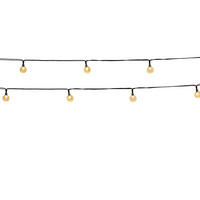 SOLAR-LICHTERKETTE FESTY schwarz - Schwarz, Kunststoff (580/1/1cm) - Lumisky
