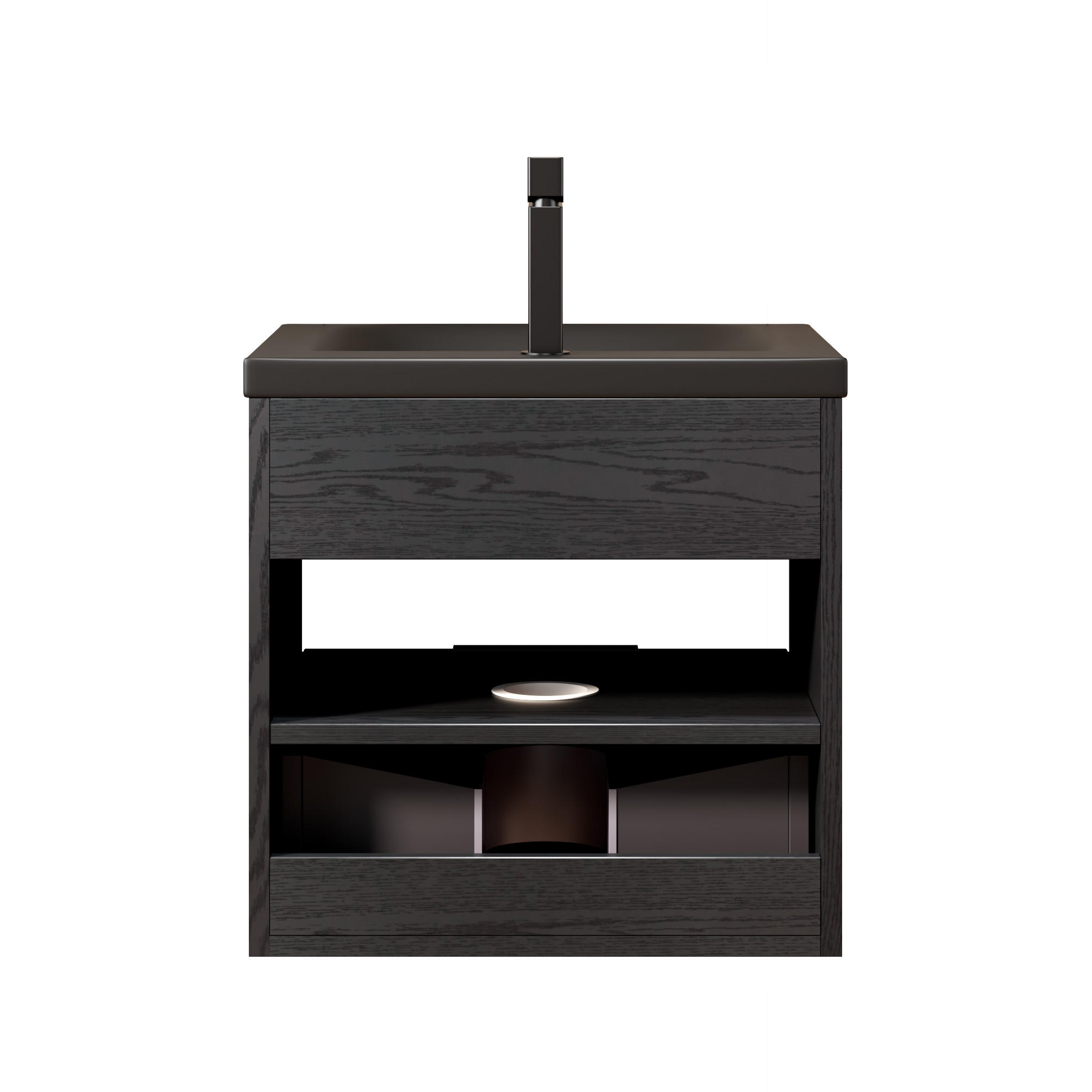 Ej. Life Waschtisch Schwarz 47x51.5x51.5 cm