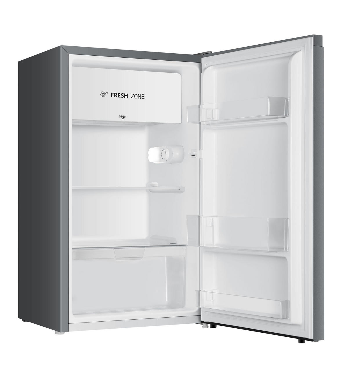 MINIKÜHLSCHRANK KHKS93EB silber 94 Liter LED - Silberfarben, Kunststoff (47.5/84/45cm) - PKM