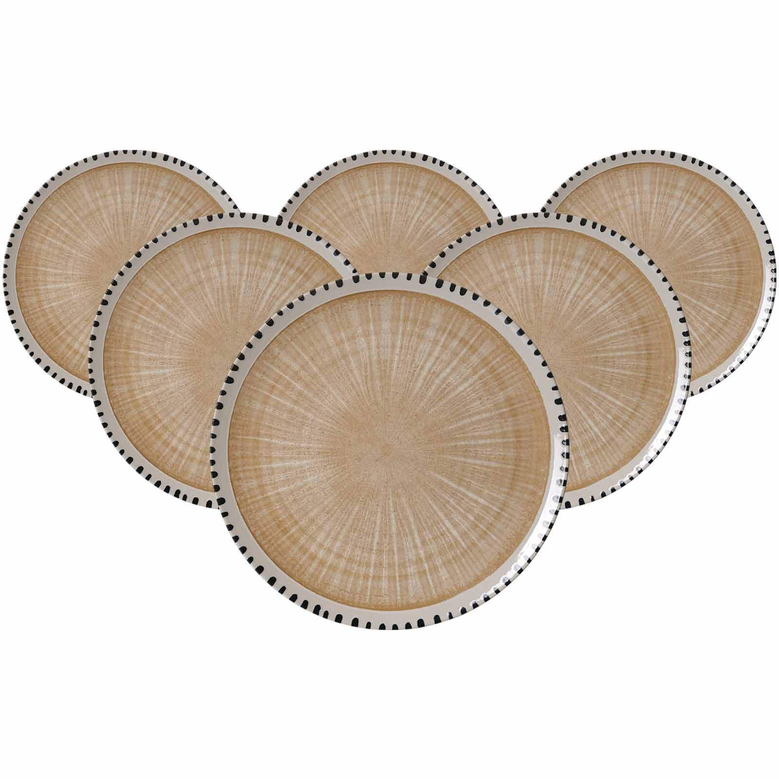 PLATZTELLER Natura Creme ø 32 cm 6er Set - Creme, Keramik (32cm) - Ritzenhoff Breker