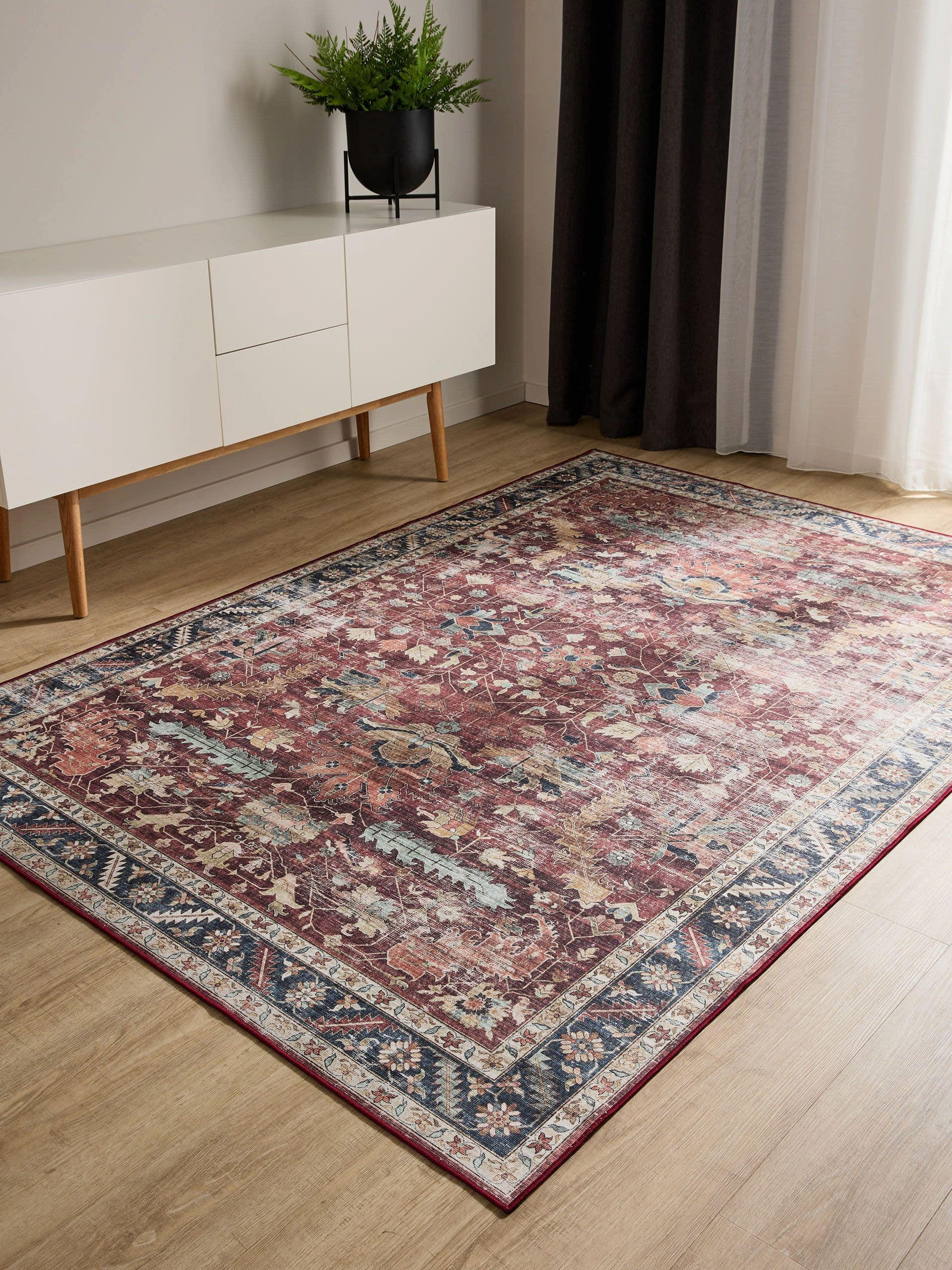 VINTAGE-TEPPICH George waschbar 200x300 cm - Multicolor, Kunststoff (200/300cm) - benuta