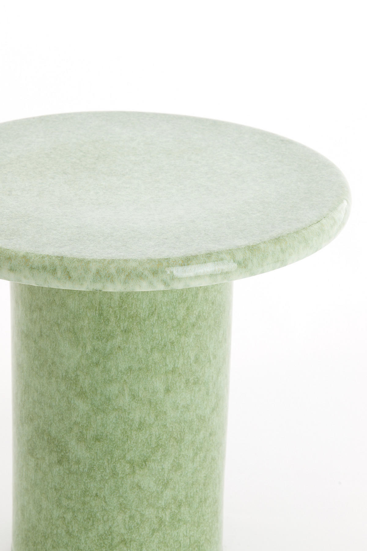 BEISTELLTISCH Tudo Grün Ø40,5/45,5 cm - Grün, Keramik (40.5/40.5/45.5cm) - Light & Living