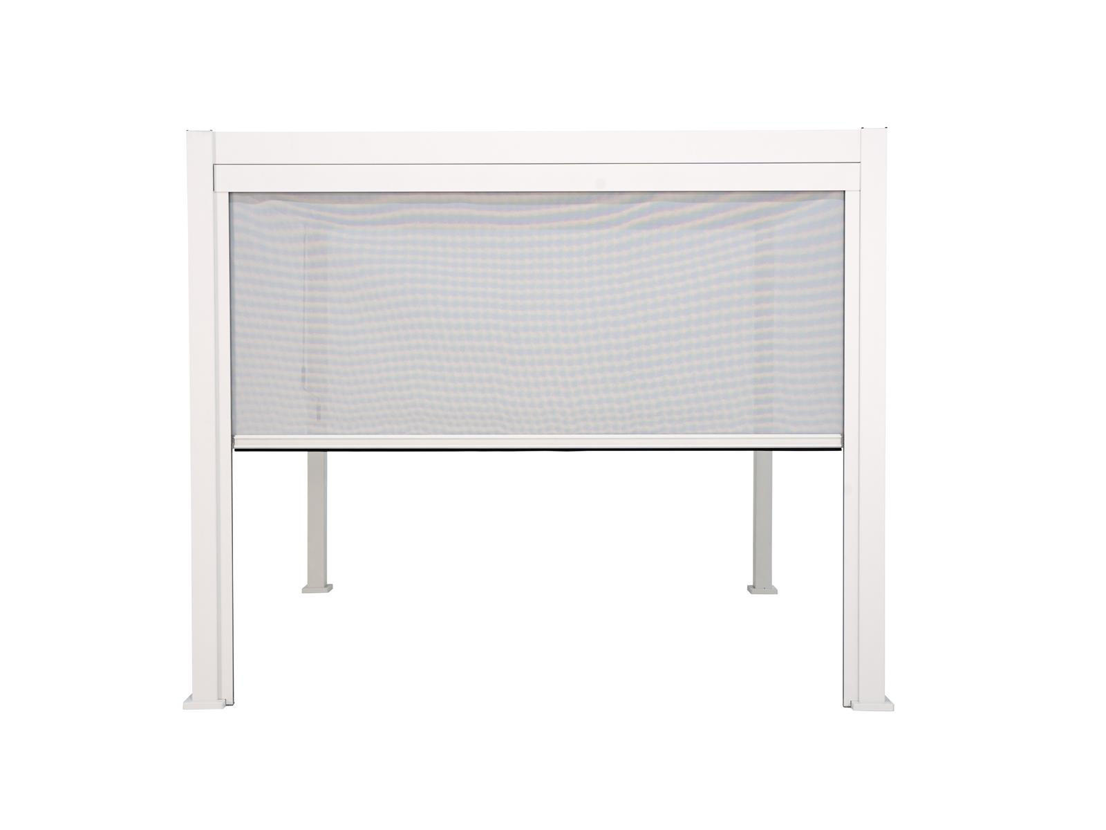 PERGOLA-SONNENROLLO Mirador für 3 m Pergola Classic und Deluxe Weiß - Weiß, Kunststoff (22.5/17/289.5cm) - Green Spirit