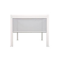 PERGOLA-SONNENROLLO Mirador für 3 m Pergola Classic und Deluxe Weiß - Weiß, Kunststoff (22.5/17/289.5cm) - Green Spirit