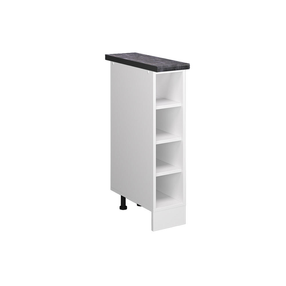 POLICE KUCHYŇ R-Line Bílá - bílá, kompozitní dřevo (20/81.6/60cm) - Vicco