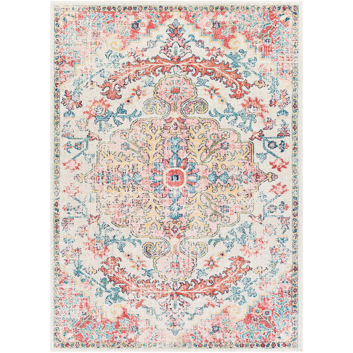 VINTAGE-TEPPICH 200/275 cm Rot - Rot, Textil (200/275cm) - LIVABLISS