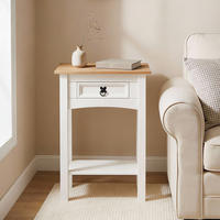 KONSOLENTISCH CAMPO - Weiß/Braun, Holz (32/53/73cm) - CARO-Möbel