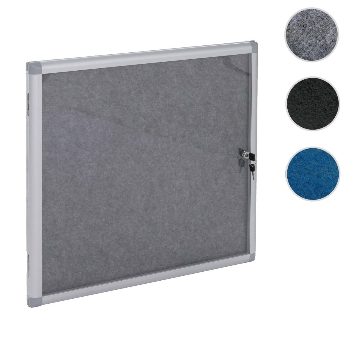 SCHAUKASTEN Grau - Grau, Metall (68/65/7cm) - MCW