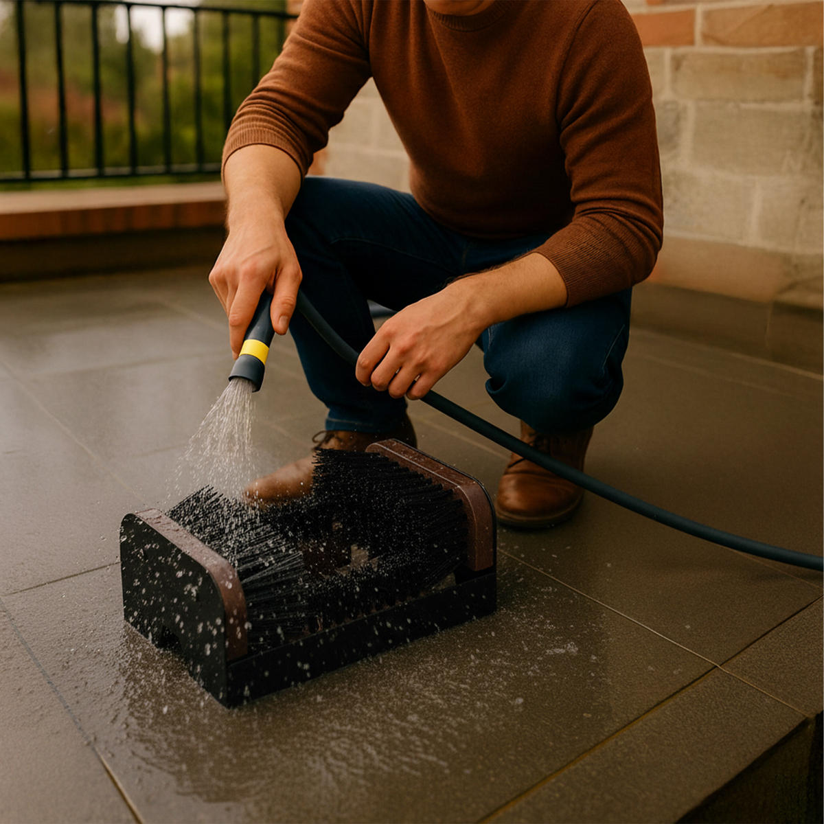 SCHUHABSTREIFER - Schwarz, Holz/Kunststoff (23/10/15.5cm) - Relaxdays