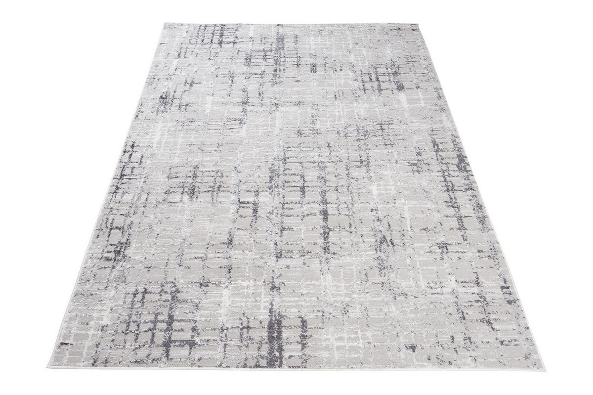 TEPPICH SKY Grau 80 x 150 cm - Grau, Kunststoff (80/150cm) - Tapiso