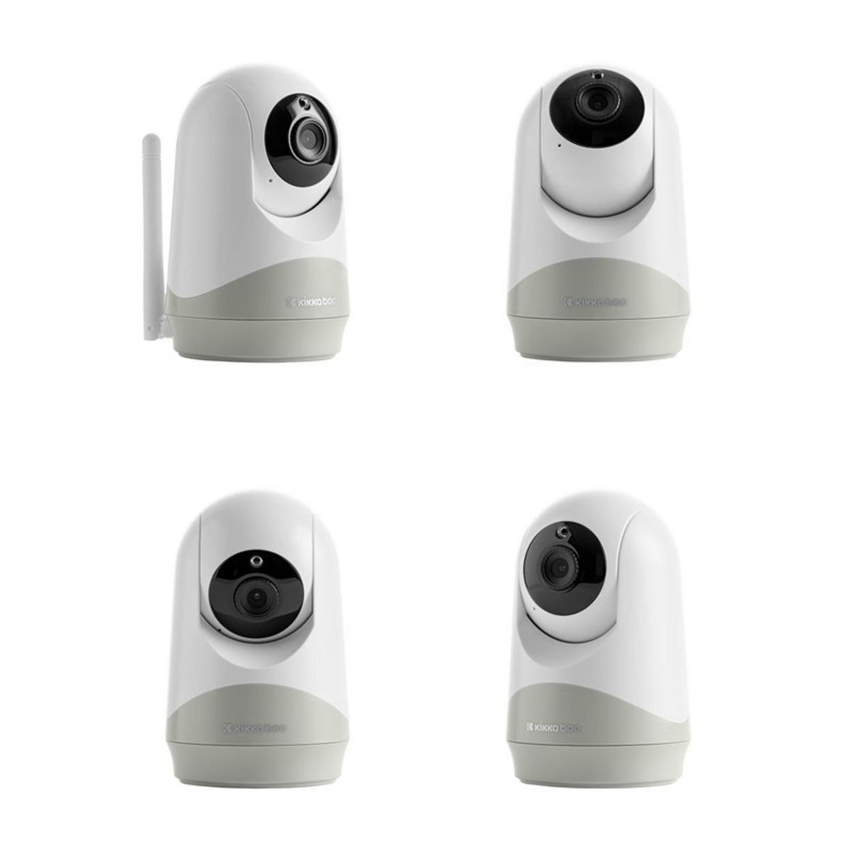 BABYPHONE Rhen 5 Zoll weiß Display ECO-Modus Schlaflieder Nachtsicht - Weiß, Kunststoff - Kikka boo