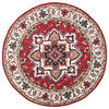 HANDTUFTTEPPICH Royal Heriz 190x190 cm - Rot, Textil (190/190cm) - THEKO