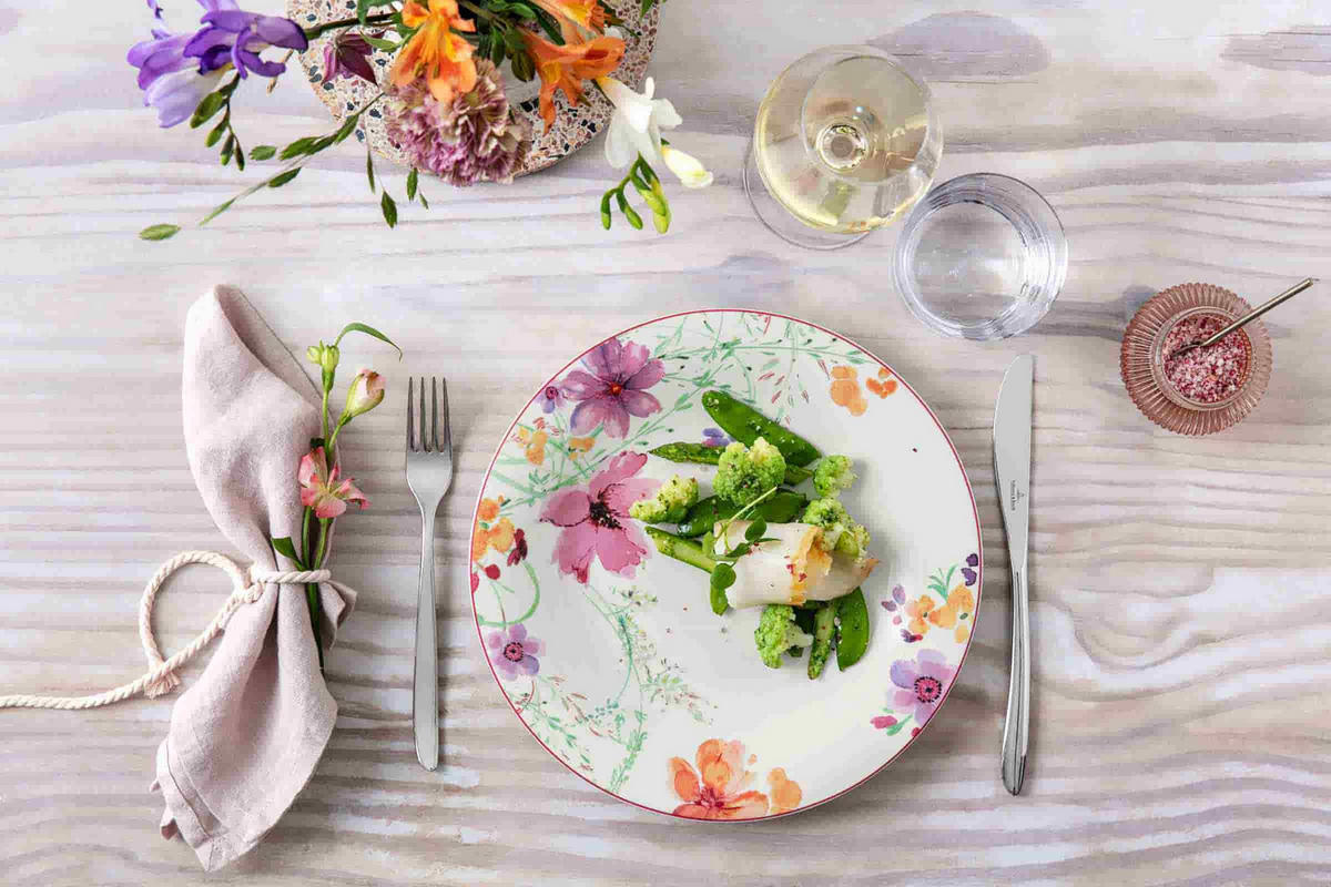 TELLER-SET Mariefleur Basic bunt 18er Set - Multicolor, Keramik (1/1/1cm) - Villeroy & Boch