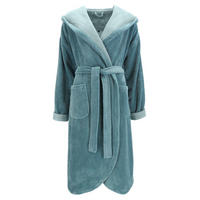 BADEMANTEL DAMEN KAPUZE BALANCE CARMEN COSMOS/SHELL - 0004 - Blau, Textil (XLnull) - Vossen