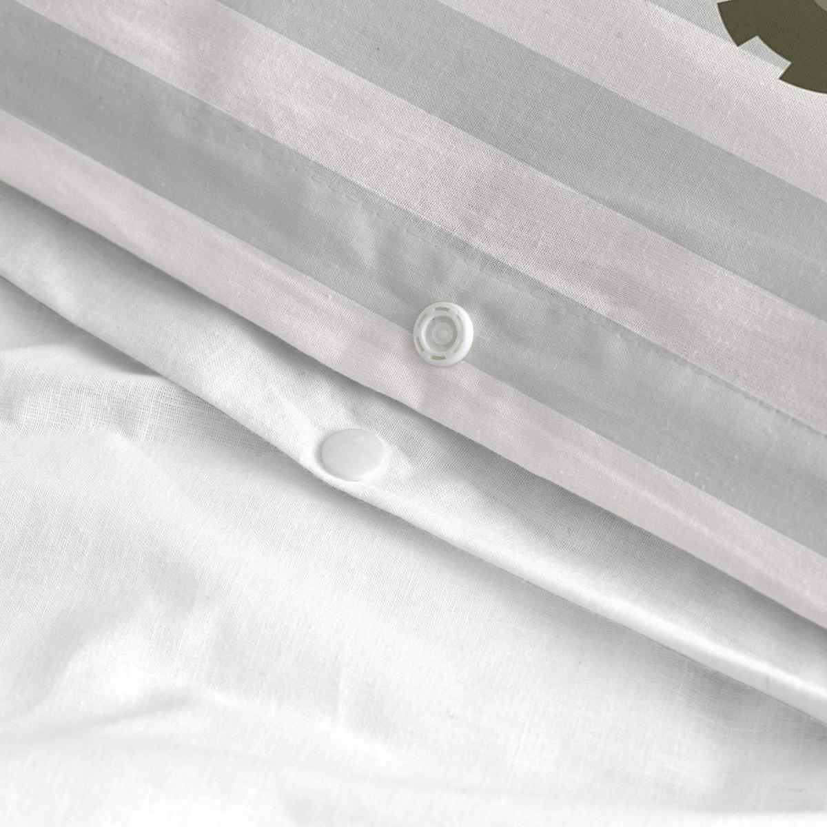 BETTBEZUG 2er-Set teiliges machinery 135/140x200 cm (standardgrösse) mehrfarbig - Multicolor, Textil (140/200cm) - Happy Friday